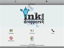 Tablet Screenshot of inkdroppers.com